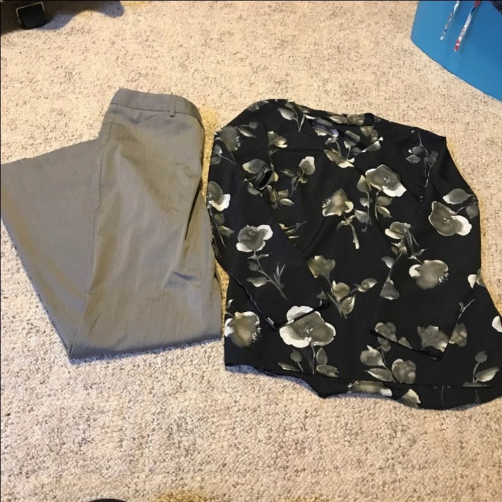 Express Slacks and Top